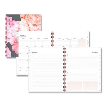 Blue Sky® Joselyn Weekly-monthly Planner, Joselyn Floral Artwork, 11 X 8.5, Pink-peach-black Cover, 12-month (jan To Dec): 2022 freeshipping - TVN Wholesale